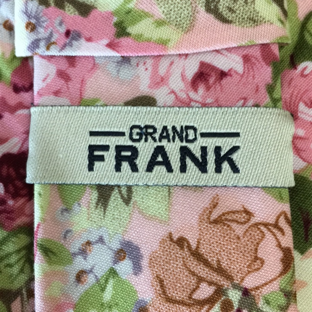 NWT Dapper Days Retro Floral Skinny Necktie - Picture 6 of 8